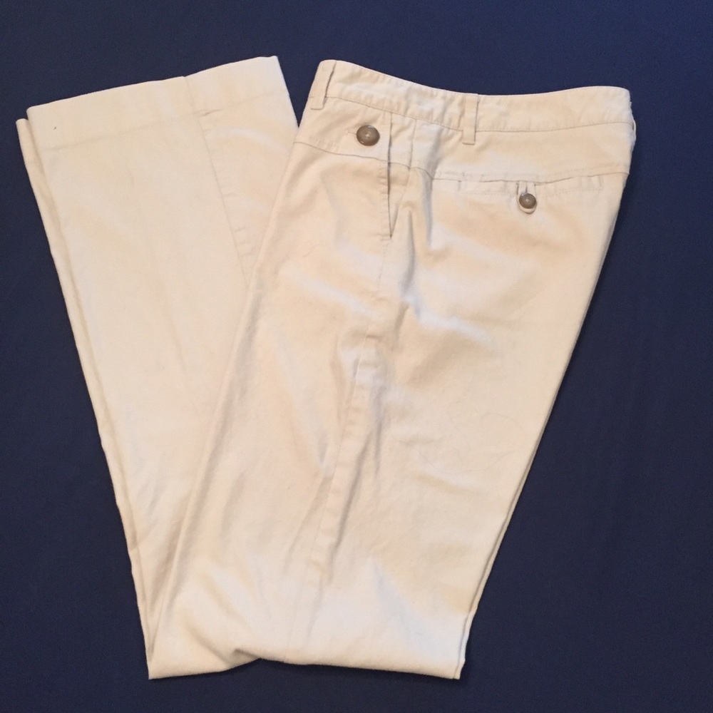 Gap Hip Slung fit stretch cotton Pants size 6 long